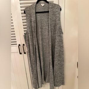 LuLaRoe Joy long duster vest